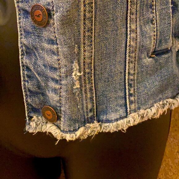 Hollister Denim Jacket Sz XS - Picture 3 of 5